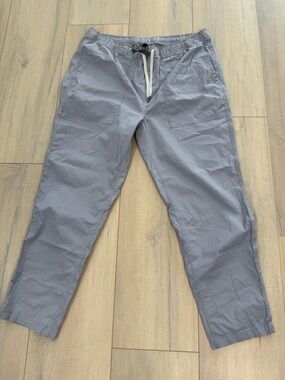 Vuori Gray Ripstop Pants- Organic cotton